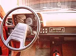 Armaturentafel des Modells LS