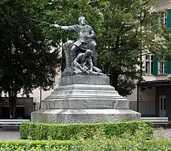 1903, Benedikt Fontana Denkmal in Chur