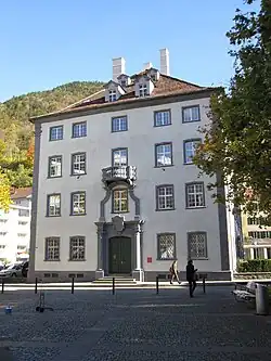 Graues Haus in Chur, 1751 für Andreas von Salis-Soglio erbaut