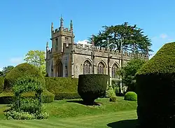 Ansicht der Schlosskirche von Südwesten