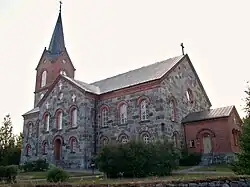 Kirche von Juva, entworfen von Carl Albert Edelfelt