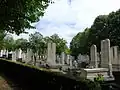 Gräber im jüdischen Teil des Friedhofs