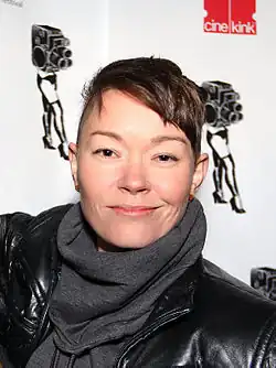 Ein Foto vom amerikanischen Star des Queeren Pornos, Jiz Lee, im Jahr 2013 bei den CineKink Awards