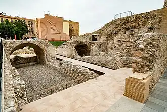 Überreste der römischen Wagenrennbahn