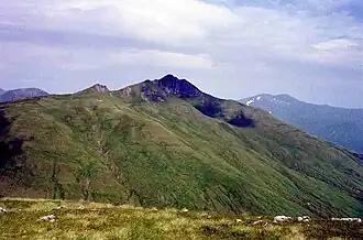 Der Ciste Dhubh vom südwestlich liegenden Am Bathach aus gesehen