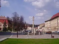 Pestsäule im Zentrum