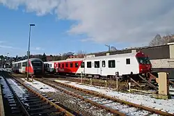 Cityshuttle-Wendezug in Linz Urfahr