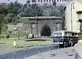 Ansicht von 1958 mit Ostportal des Burgtunnels
