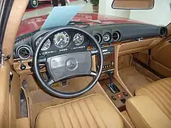 R 107 I-Tafel mit Airbaglenkrad