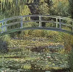 Monet: Le Bassin aux nymphéas, harmonie verte, 1899, National Gallery (London)