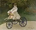 Claude Monet: Jean Monet auf seinem Schaukelpferd 1872