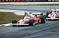 Clay Regazzoni und Niki Lauda beim „Race of Champions“, Brands Hatch (1976)