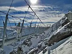 Hängebrücke Cliff Walk zum Aussichtspunkt auf dem Titlis