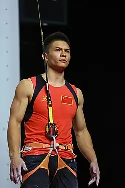 Zhong Qixin bei der WM 2018 in Innsbruck