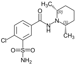 Clopamid Strukturformel