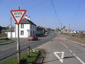 Ortseinfahrt von Closeburn