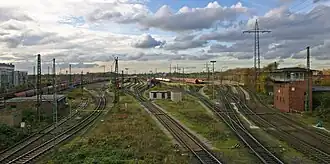 Talgleise im Bf Oberhausen West (2014)