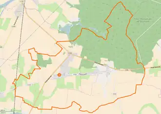 Karte von Clux-Villeneuve