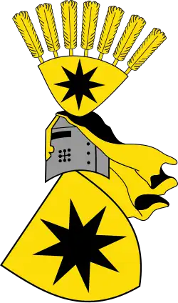 Ursprüngliches Stammwappen der Grafen von Waldeck (Vollwappen)