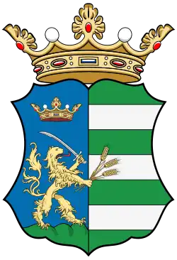 Wappen des Komitats Békés
