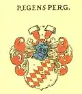 Wappen der Familie aus Siebmachers Wappenbuch von 1605 (spiegelverkehrt)