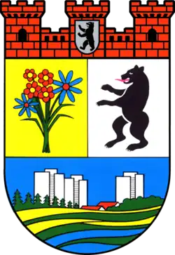 Wappen des ehemaligen Bezirks Hellersdorf