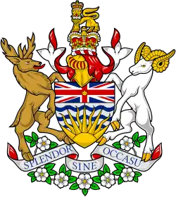 Wappen von British Columbia