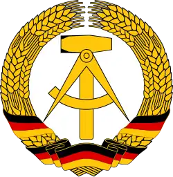 Provisorisches Staatswappen der DDR (28. Mai 1953 bis 26. September 1955)