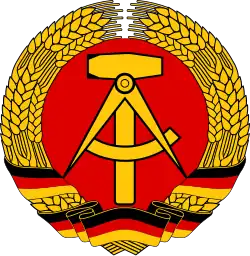 Staatswappen der DDR (26. September 1955 bis 2. Oktober 1990)
