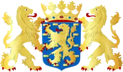 Löwen als Schildhalter und Wappentier in Harderwijk