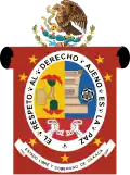Wappen von Oaxaca Freier und Souveräner Staat Oaxaca Estado Libre y Soberano de Oaxaca