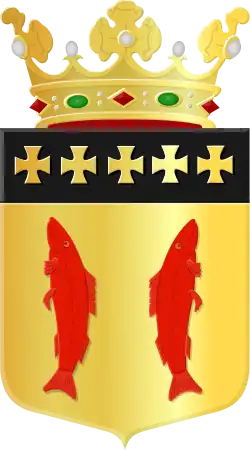 Wappen des Ortes Woudrichem