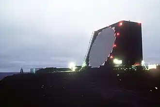 Das Cobra Dane Frühwarnradar