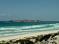 Golden Island vom Almonta Beach aus betrachtet