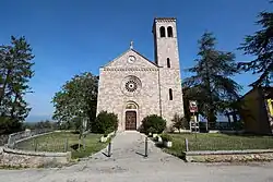 Die Kirche San Pancrazio kurz außerhalb des Ortes