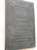 Gedenktafel am Collegium Maius (2012)
