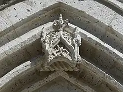 Relief über dem Eingangsportal