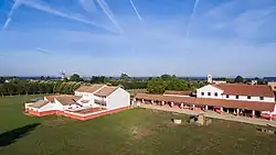 Rekonstruktion römischer Wohnhäuser in Xanten, Foto&nbsp;(2018)