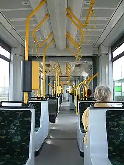 Fahrgastraum eines Combino Advanced in Posen