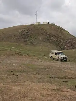 Die alte Sendeanlage auf dem Laleno (2014)