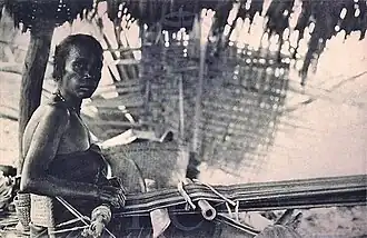 Weberin in der Kolonialzeit