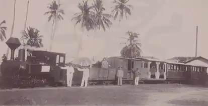 Gemischter Personen- und Güterverkehr in Quelimane