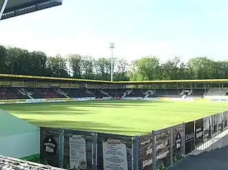 Das Stadion im Mai 2012