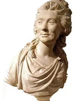 Comtesse de Sabran, von Jean-Antoine Houdon, 1785, Potsdam, Neues Palais