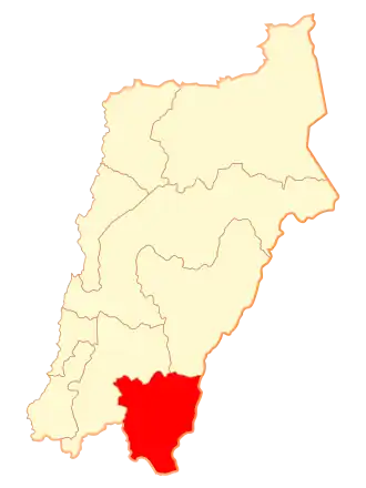 Lage in der Región de Atacama