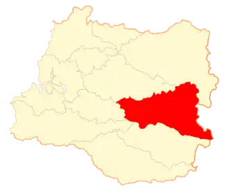 Lage von Futrono in der Región de Los Ríos