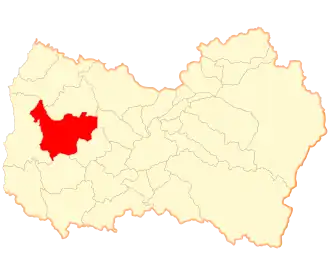 Lage der Gemeinde in der Región del Libertador General Bernardo O’Higgins