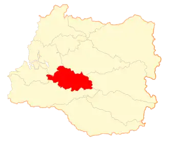 Lage von Paillaco in der Región de Los Ríos