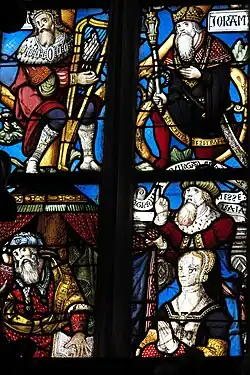 Jeanne du Chastel (rechts unten)