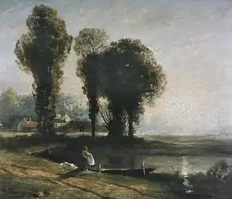 Bord de Scarpe (1860) im Besitz des Musée des Beaux-Arts d’Arras